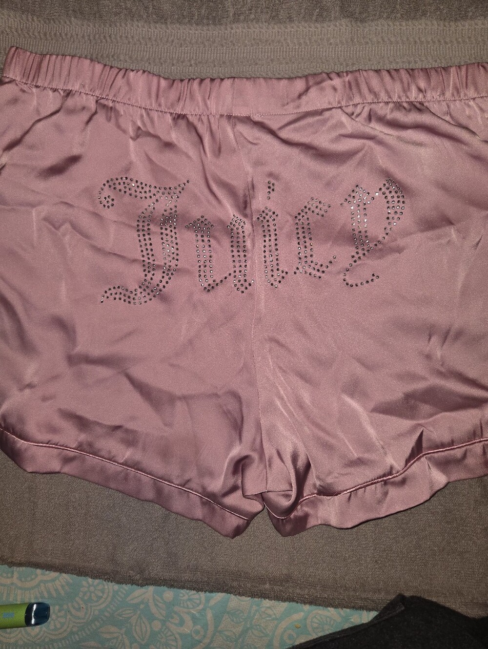 Juicy Couture Pink Satin Sleep Shorts